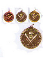 Медаль MD 502/AS бейсбол ― НАГРАДЫ ТУТ - магазин наград, кубков, медалей, подарков.